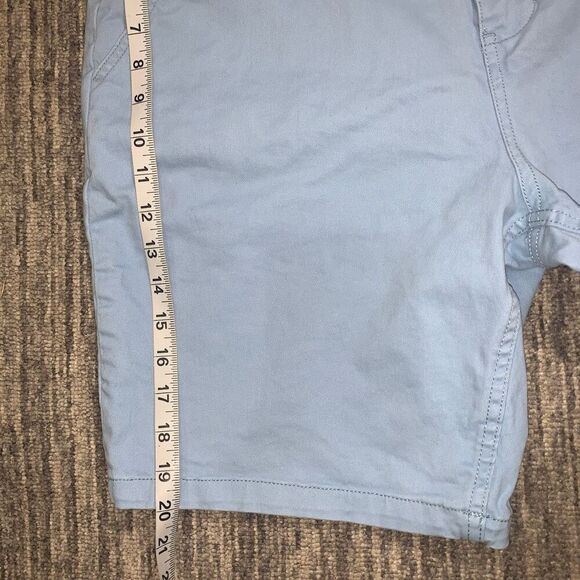 Charles and a Half Men's Size 36 Light Blue Bermuda Style Flat Front Shorts - Picture 5 of 6